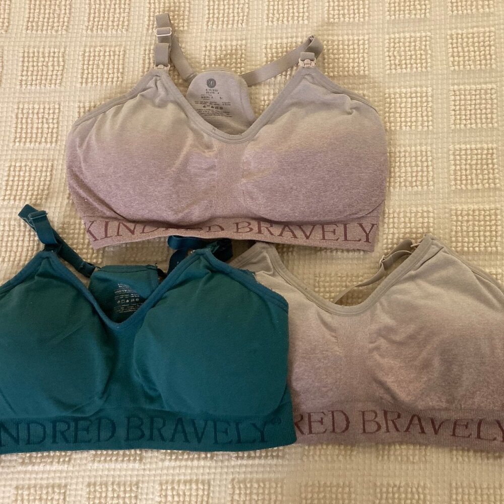 Bundle Kindred Bravely Nursing Pumping Sports Bras Medium